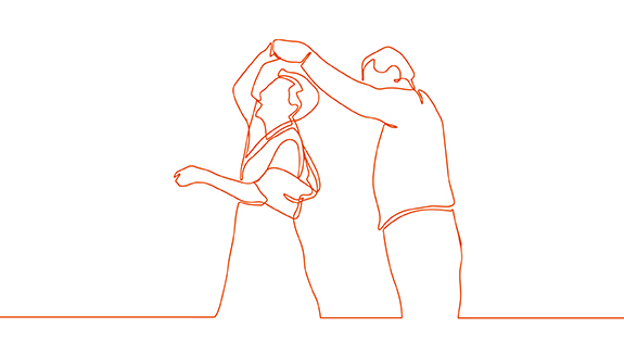 man-observing-stoma-pouch-on-his-abdomen-thinking-about-body-image-concerns-with-a-stoma